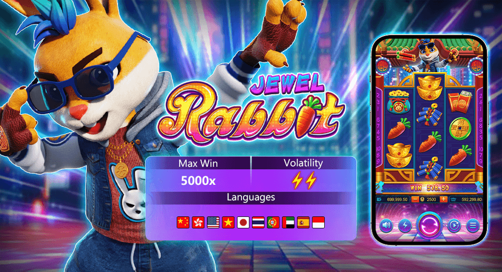 When traditional Chinese zodiac meets street hip-hop: The new generation of blockbuster slot machine "Jewel Rabbit" reshapes the aesthetics of the Asian market.