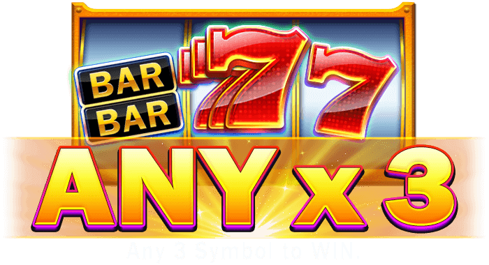 Win by matching any 3 symbols